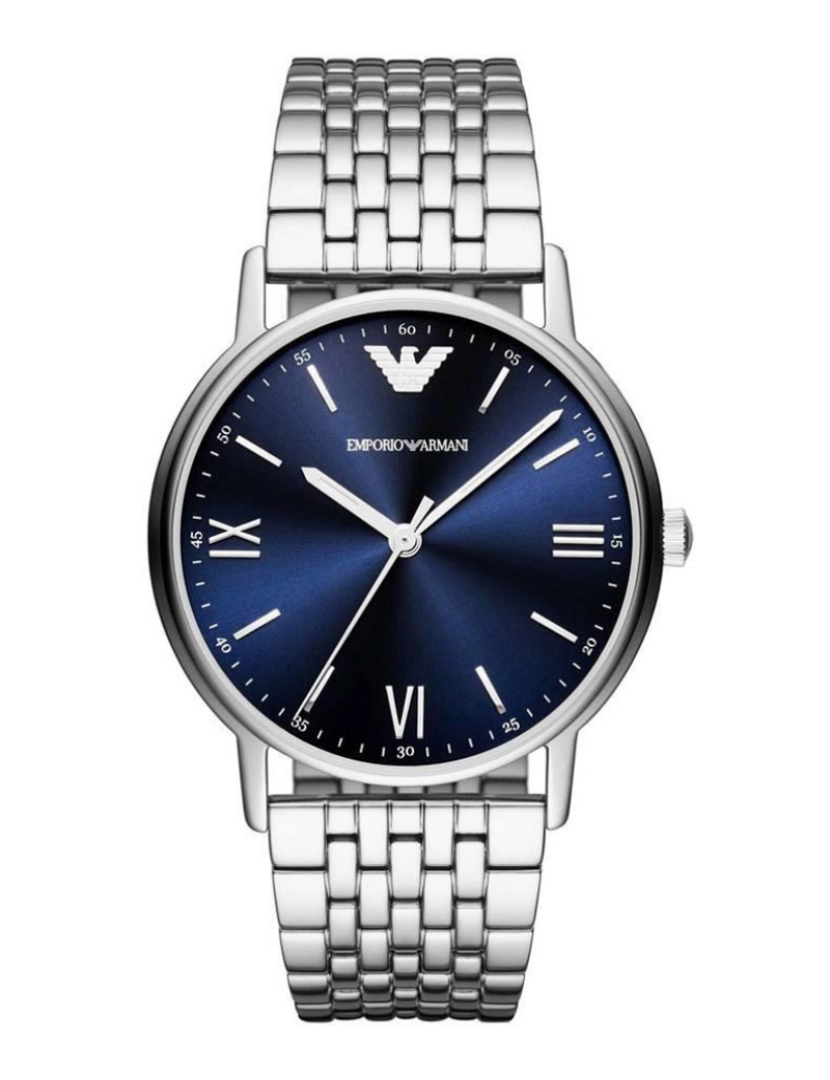 Armani - Relógio Emporio Armani Homem Prateado e Azul