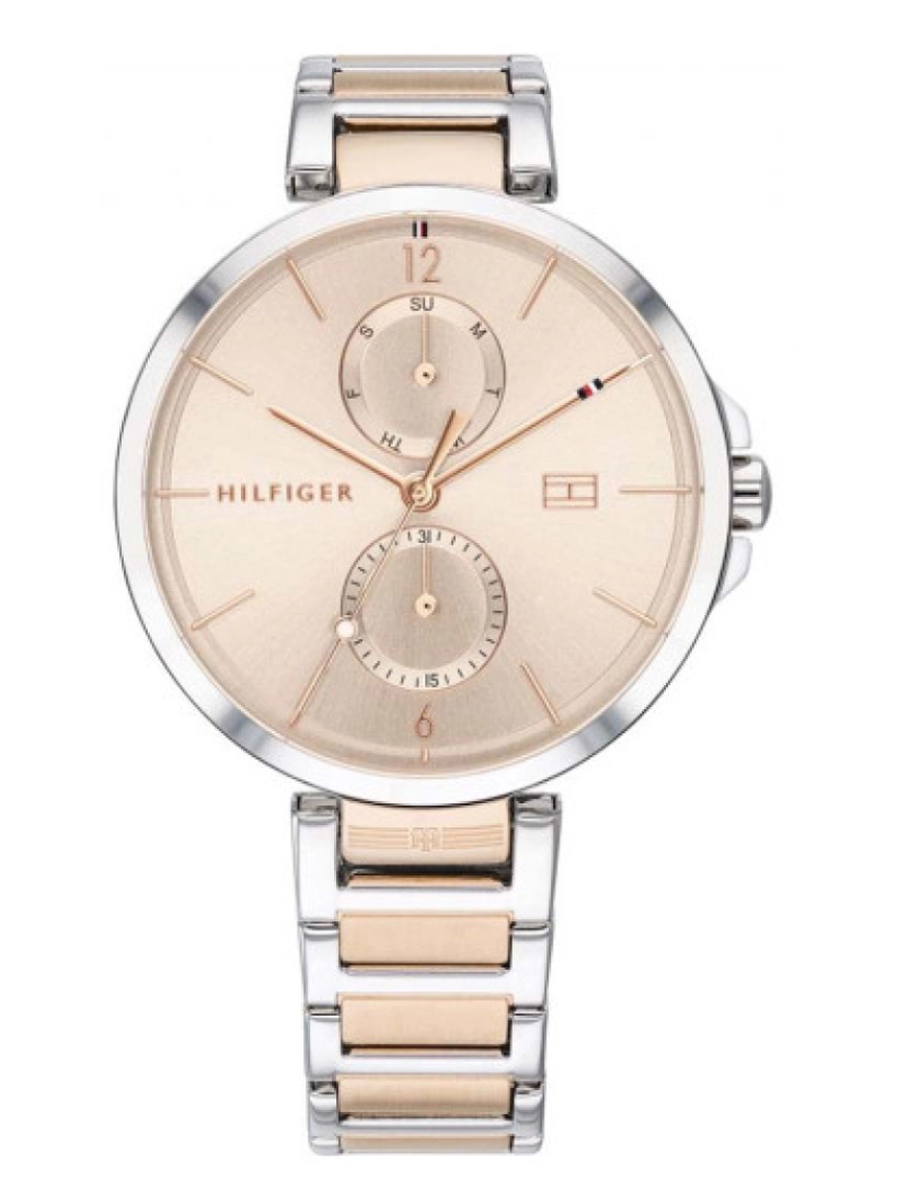 Tommy Hilfiger - Relógio Senhora Prateado e Dourado Rosa