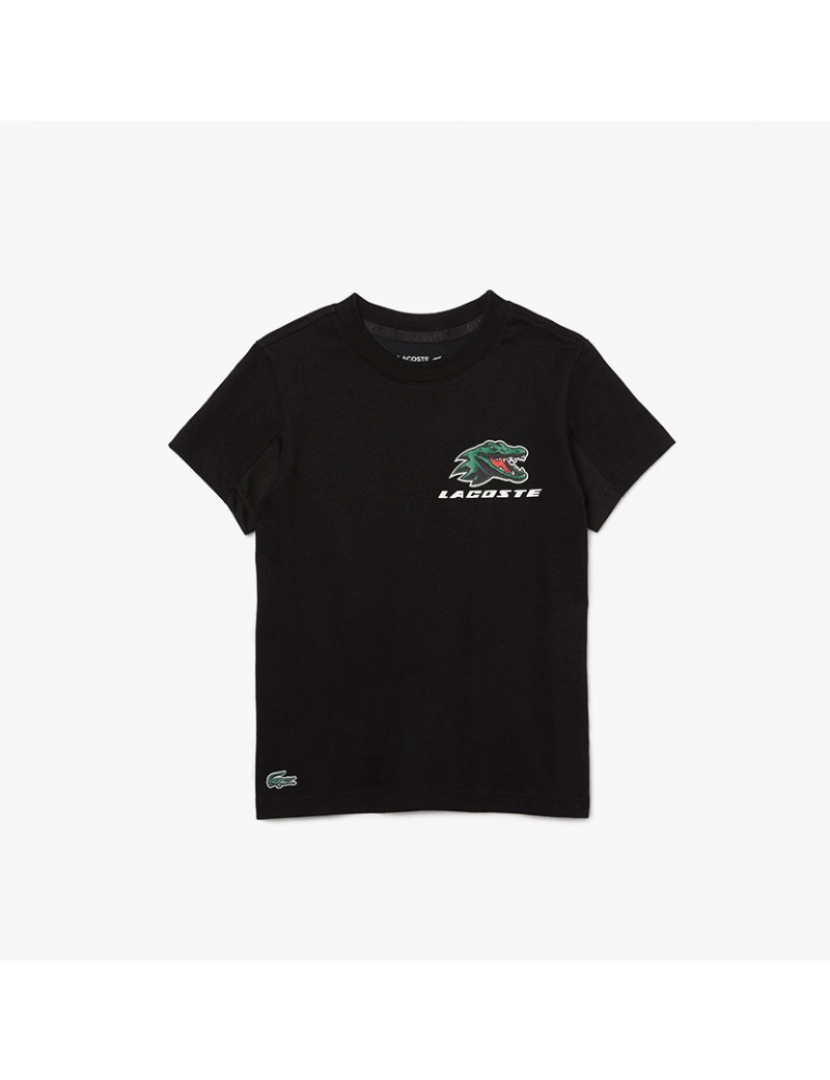 Lacoste - T-Shirt De Menino Preto