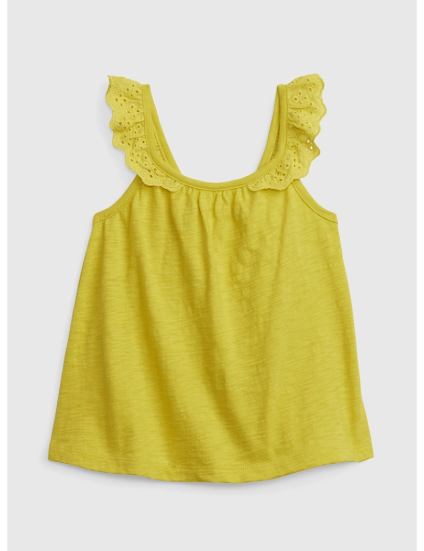 GAP - Top Alças Bebé Amarelo