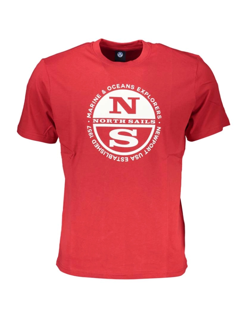 North Sails - T-shirt Homem Vermelho