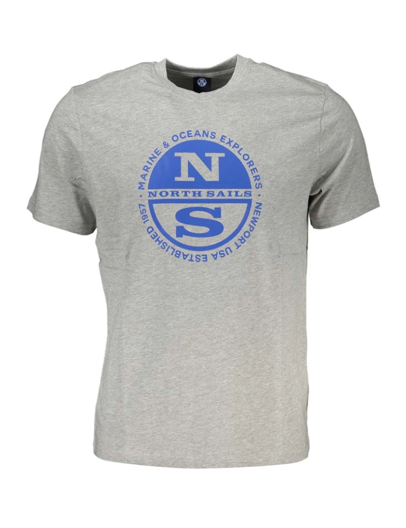 North Sails - T-shirt Homem Cinza