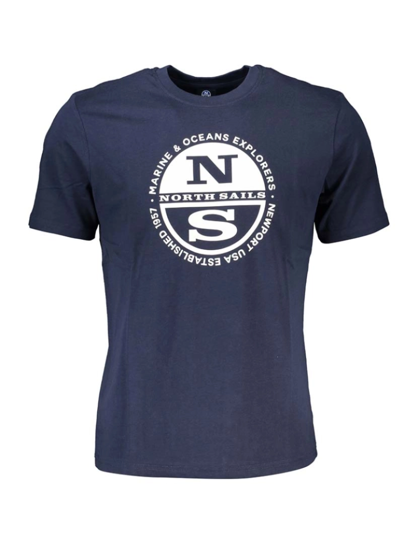 North Sails - T-shirt Homem Azul