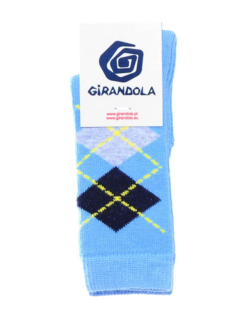 Girandola  - Meia Losango Azul Turquesa Ref.29