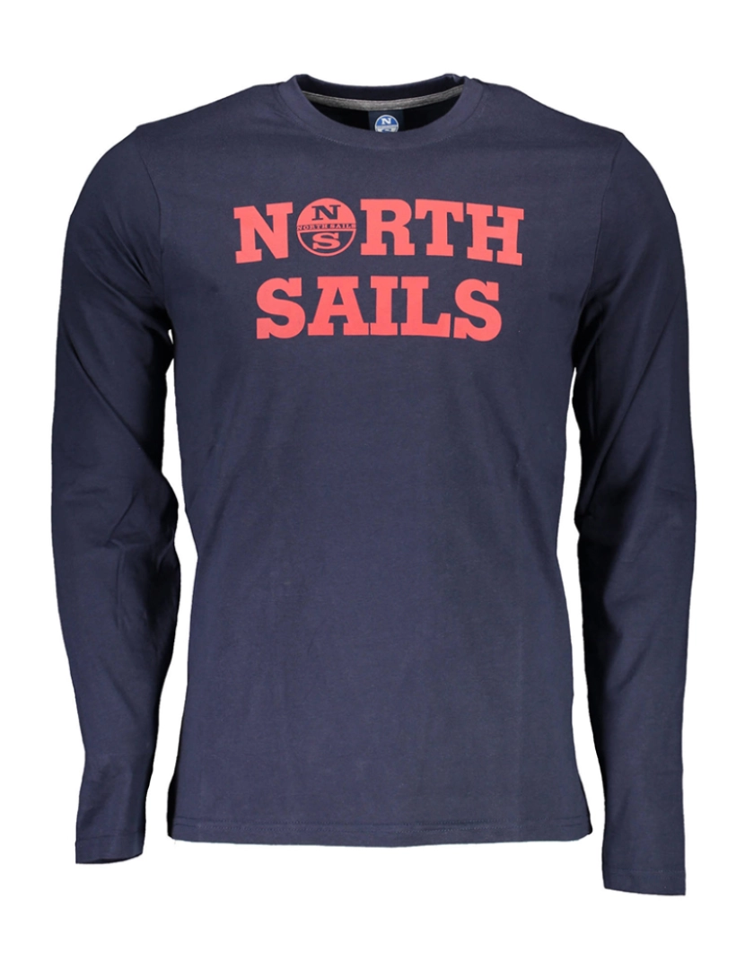 North Sails - T-shirt M. Comprida Homem Azul