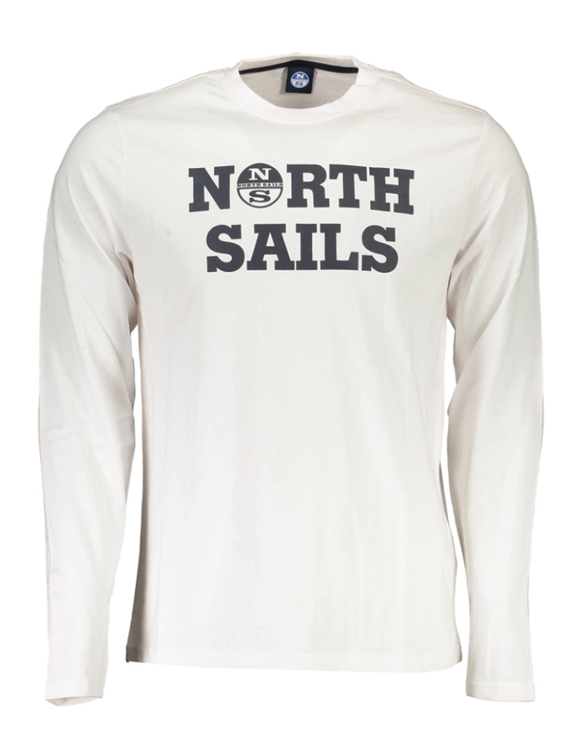 North Sails - T-shirt M. Comprida Homem Branco