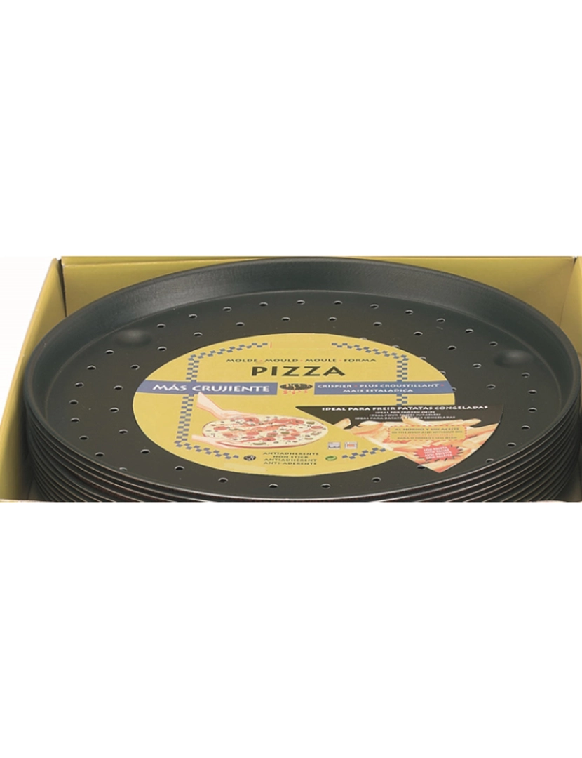 Ibili - Forma Pizza Anti-Aderente c/ Respiradouro 28 cm