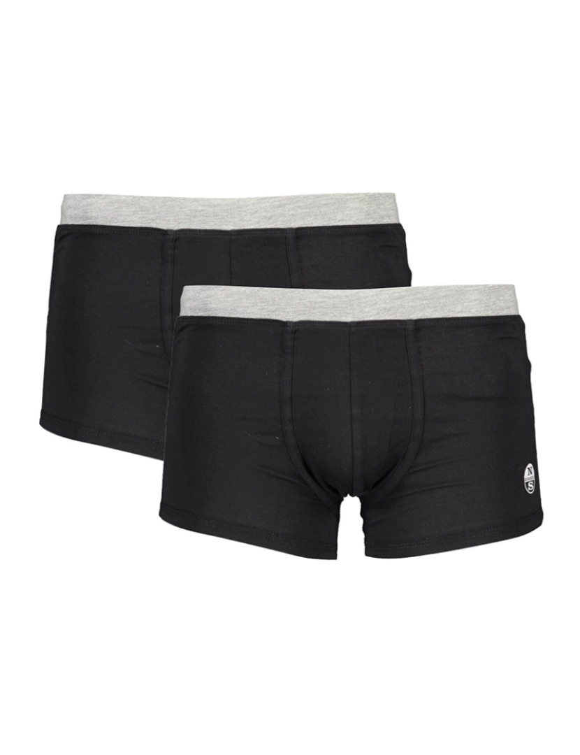 North Sails - Pack 2 Boxers Homem Preto