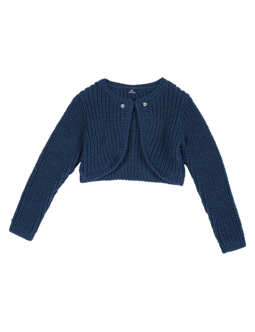 Chicco - Cardigan Menina Azul Claro e Escuro