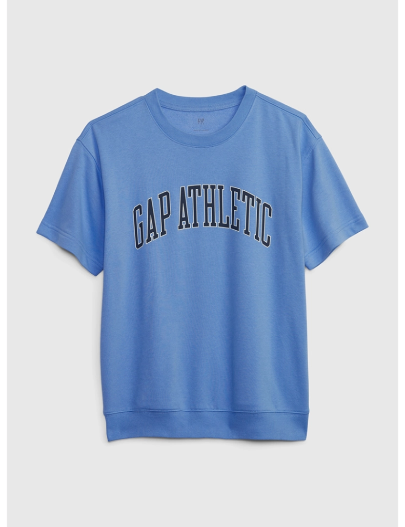 GAP - T-shirt Manga Curta Rapaz Azul