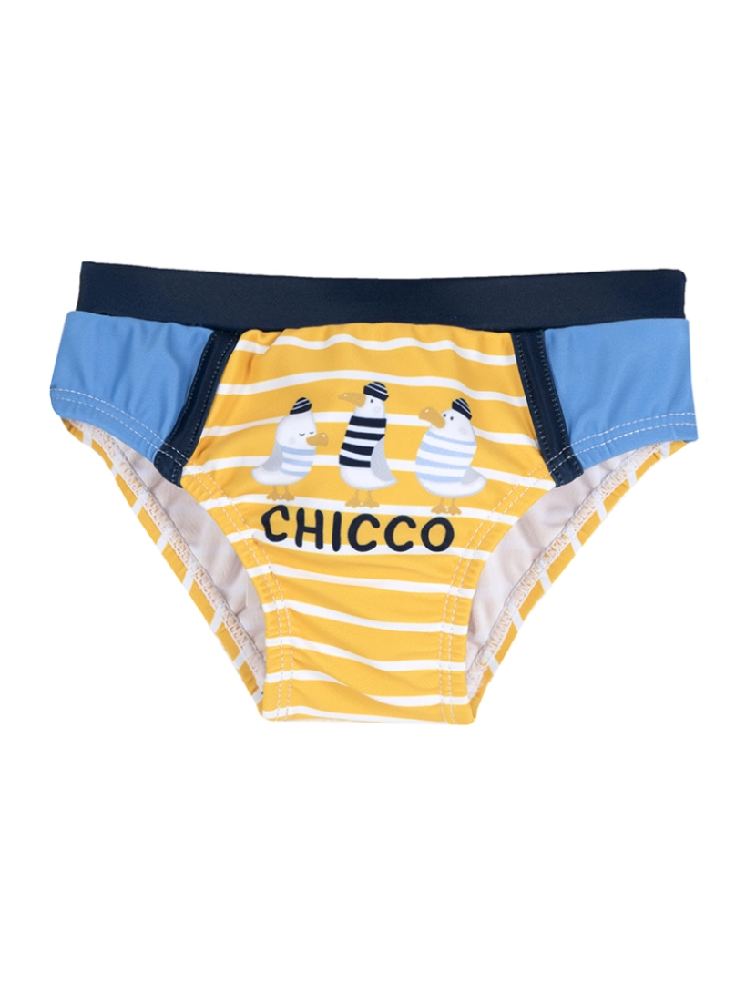 Chicco - Cueca De Biquini Bebé Menino Riscas Amarelo