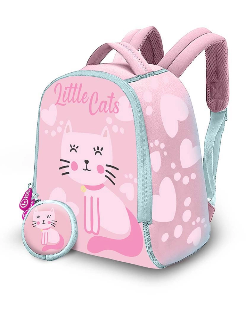 KIDS - Mochila Neopreno 25Cm Gatinhos TU