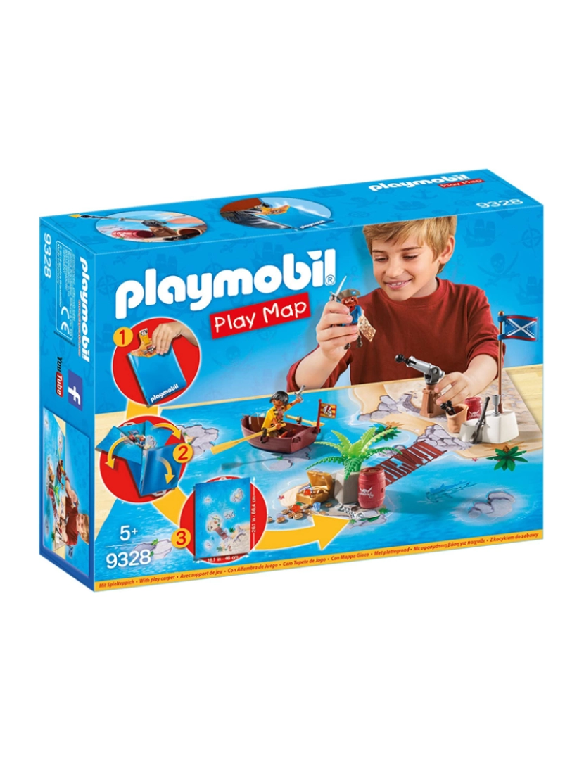 Playmobil - Playmobil Play Map Aventuras dos Piratas TU