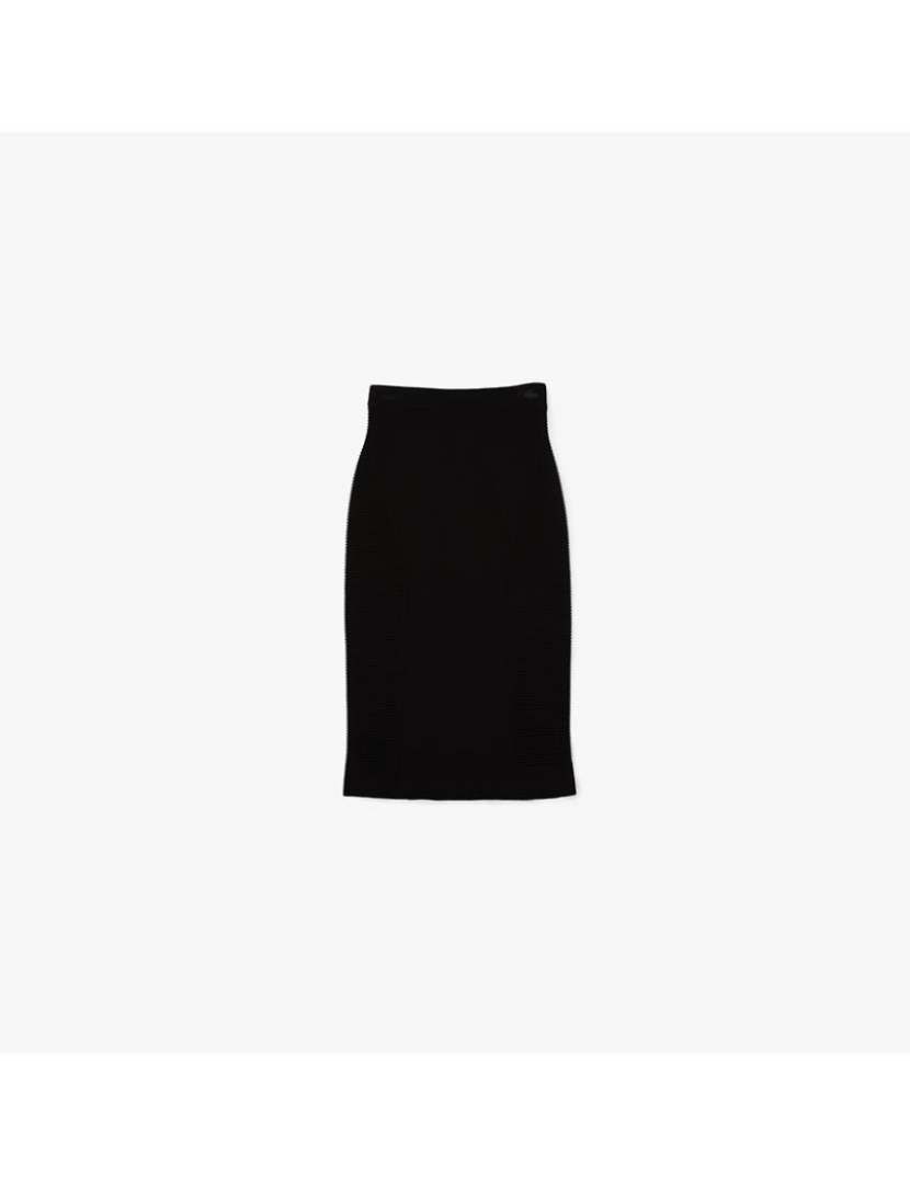 Lacoste - Saia Midi Senhora Preto