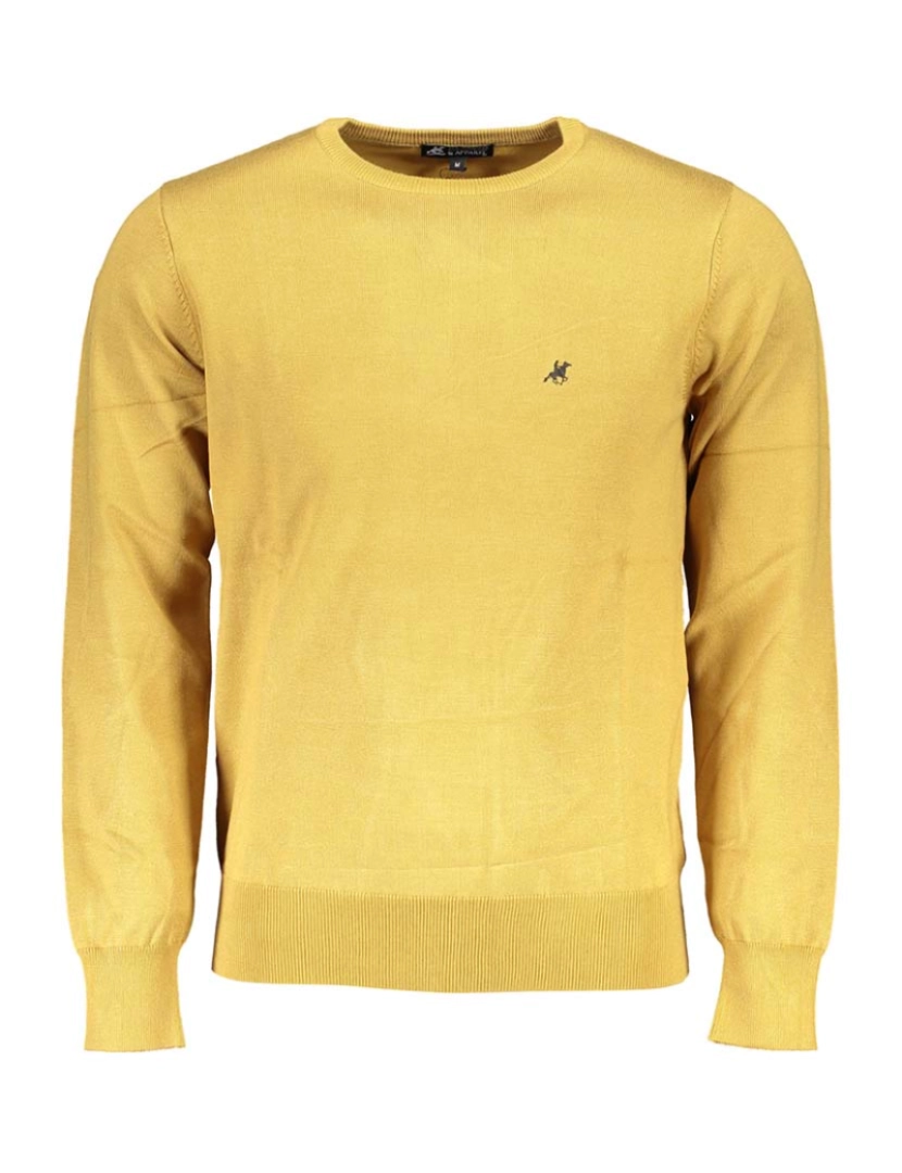 U.S. Grand Polo - Camisola Manga Comprida Homem Amarelo