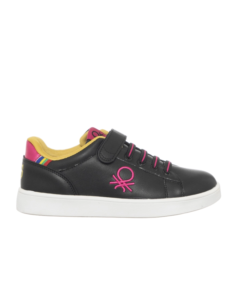 Benetton - Ténis Preto e Fuschia