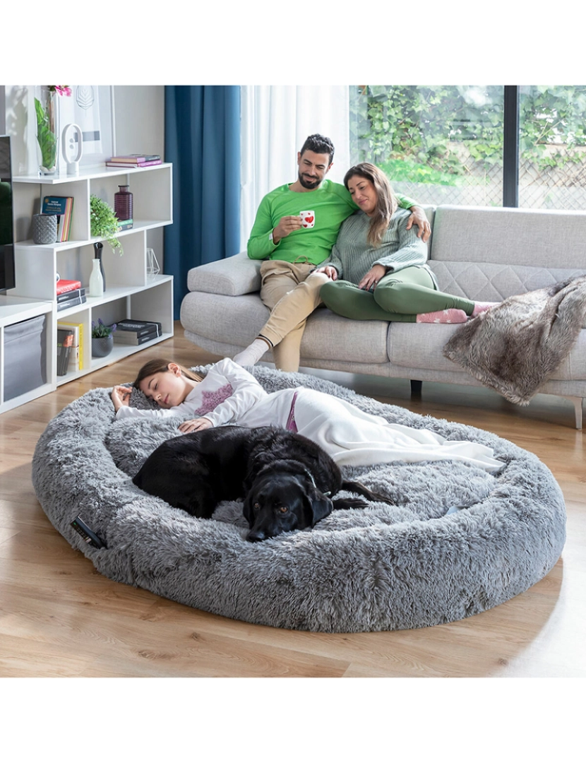 Innovagoods - Cama de Cães para Humanos | Human Dog Bed XXL InnovaGoods Grey