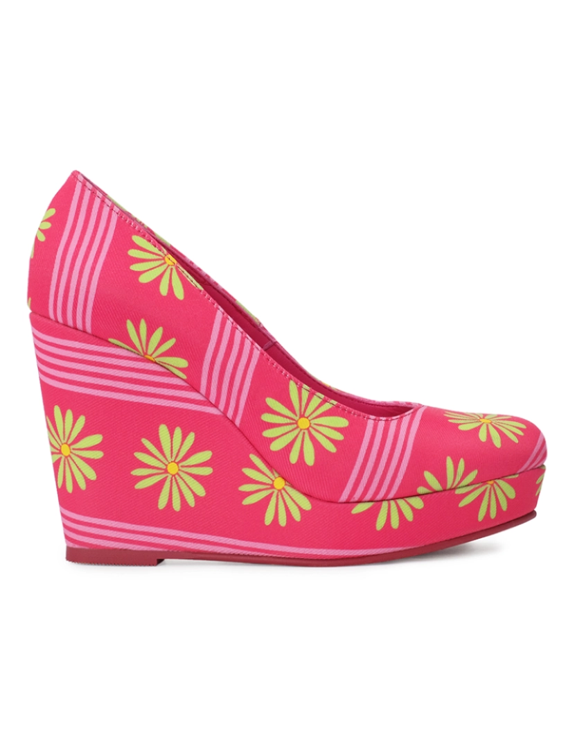 Agatha Ruiz De La Prada - Sapatos com Plataforma Fuchsia-Flor-Pistacho