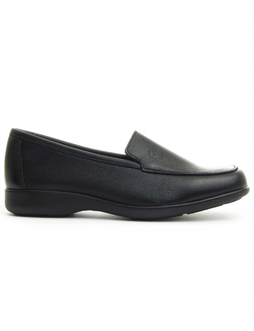 Purapiel  - Mocassins Senhora Pasosuave2 Preto