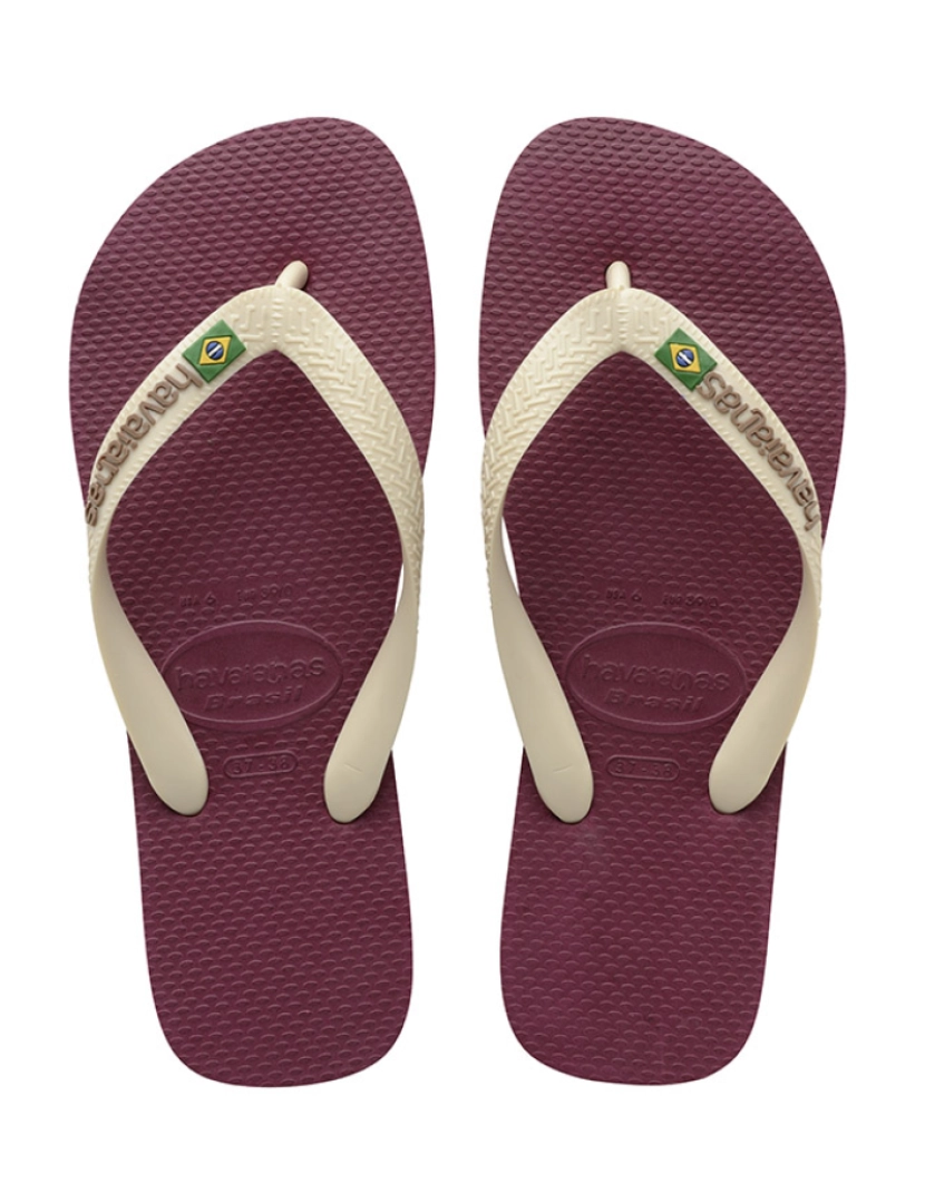 Havaianas - Havaianas Brasil Logo Unisexo Bordeaux