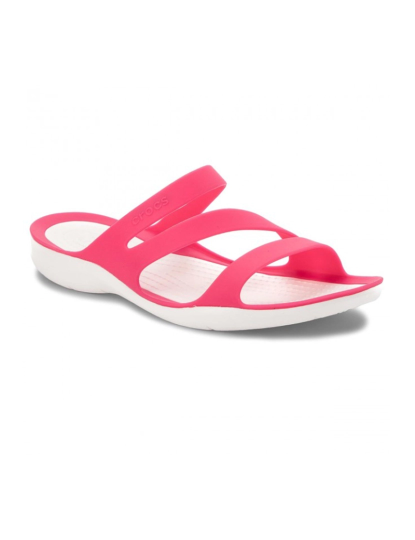 Crocs - Crocs Swiftwater Sandal W Paradise Rosa E Branco