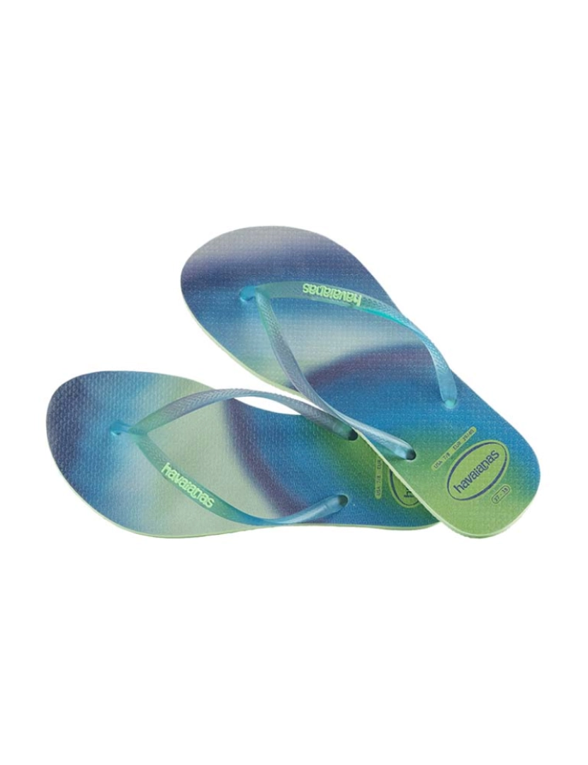 Havaianas - Havaianas Senhora  Slim Metallic Rainbow Citronella