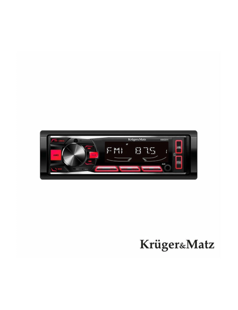 Kruger&Matz - Auto-Rádio MP3 4x25W C/ FM/BT/SD/AUX/USB KRUGER MATZ        