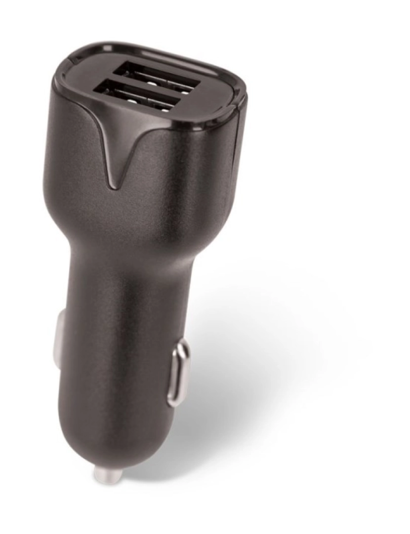 Maxlife - Adaptador Isqueiro 2 USB-A 5V 2.1A Preto                    