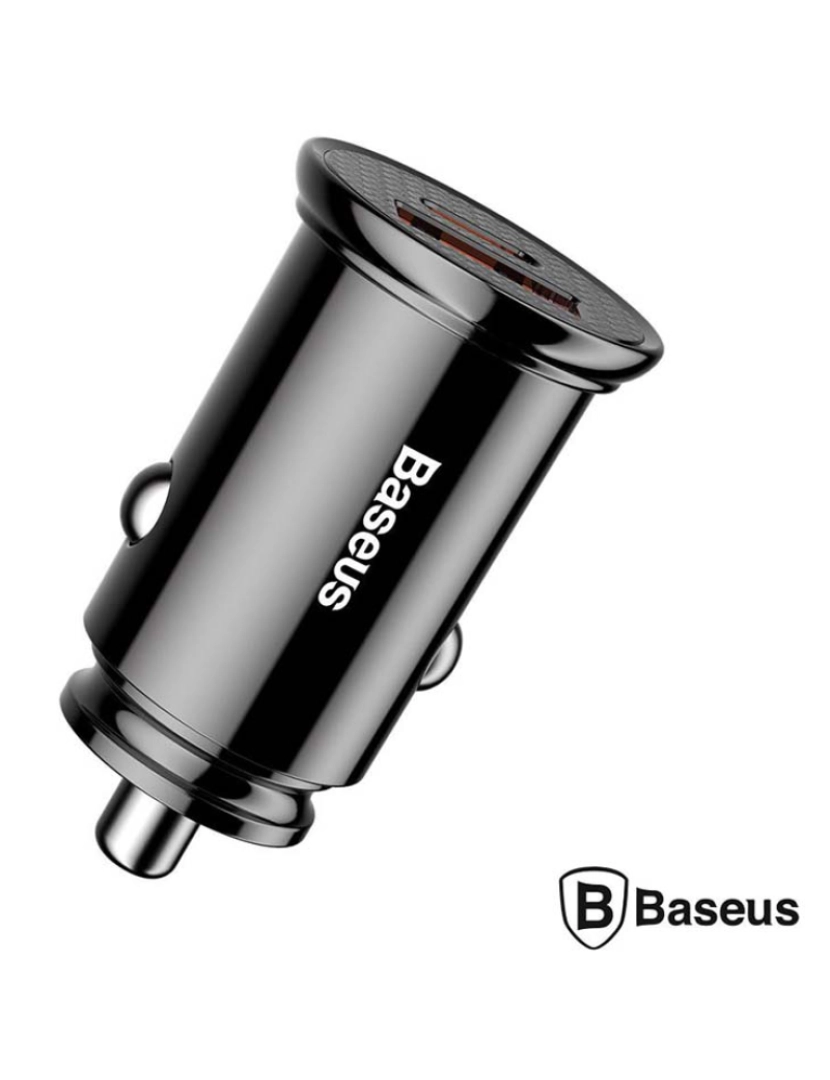 Baseus - Adaptador Isqueiro 12-24V USB 4.0 / USB-C PD 3.0 5A BASEUS  