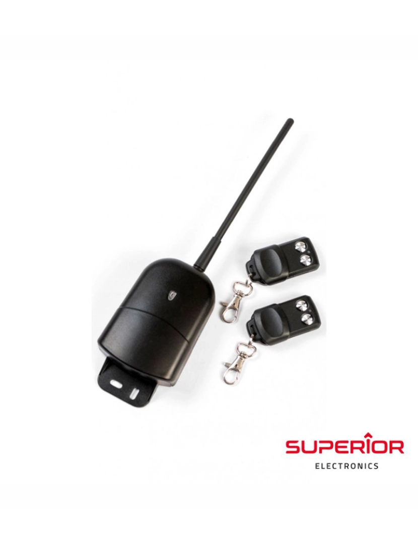 Superior - Kit Emissor Receptor de 2 Canais e 2 Comandos Exterior      