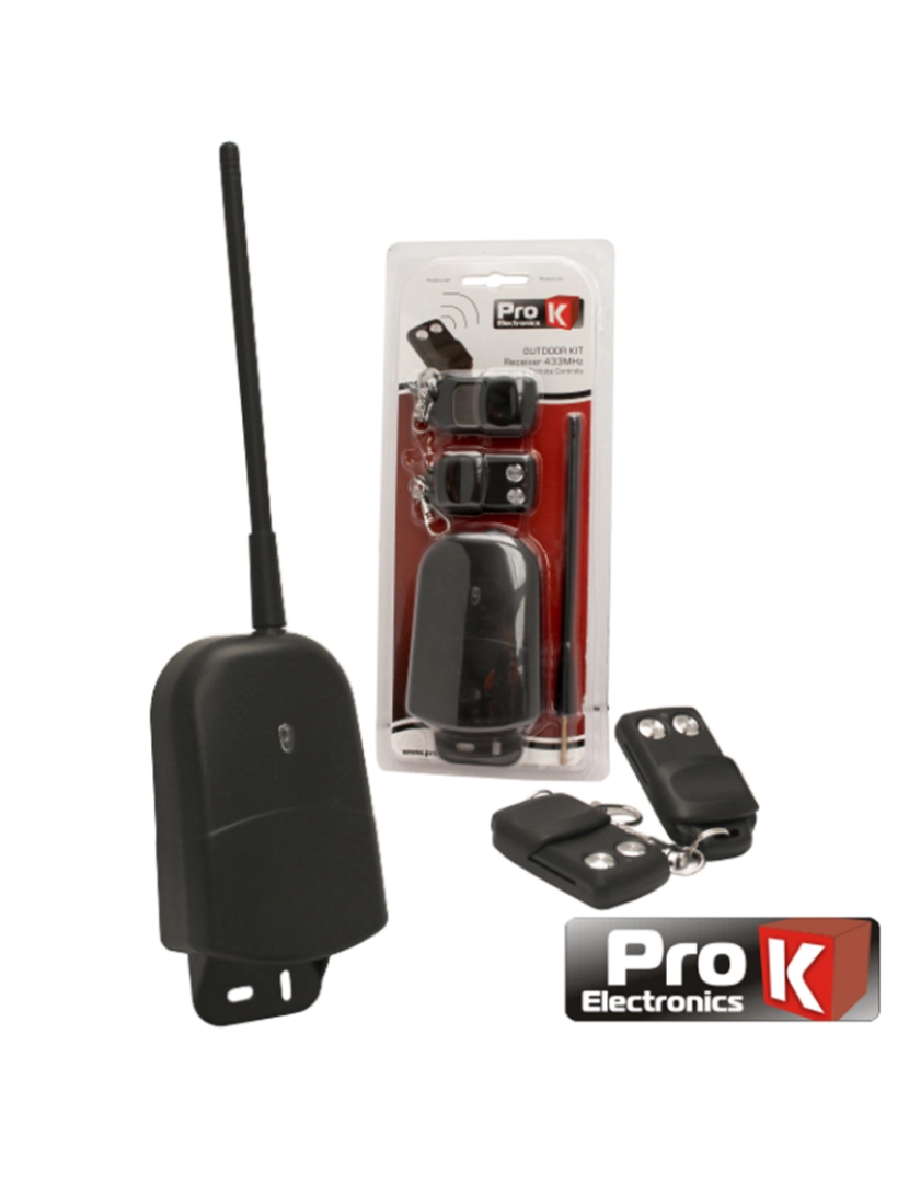 Prok - Kit Emissor Receptor De 2 Canais E 2 Comandos Exterior PROK 