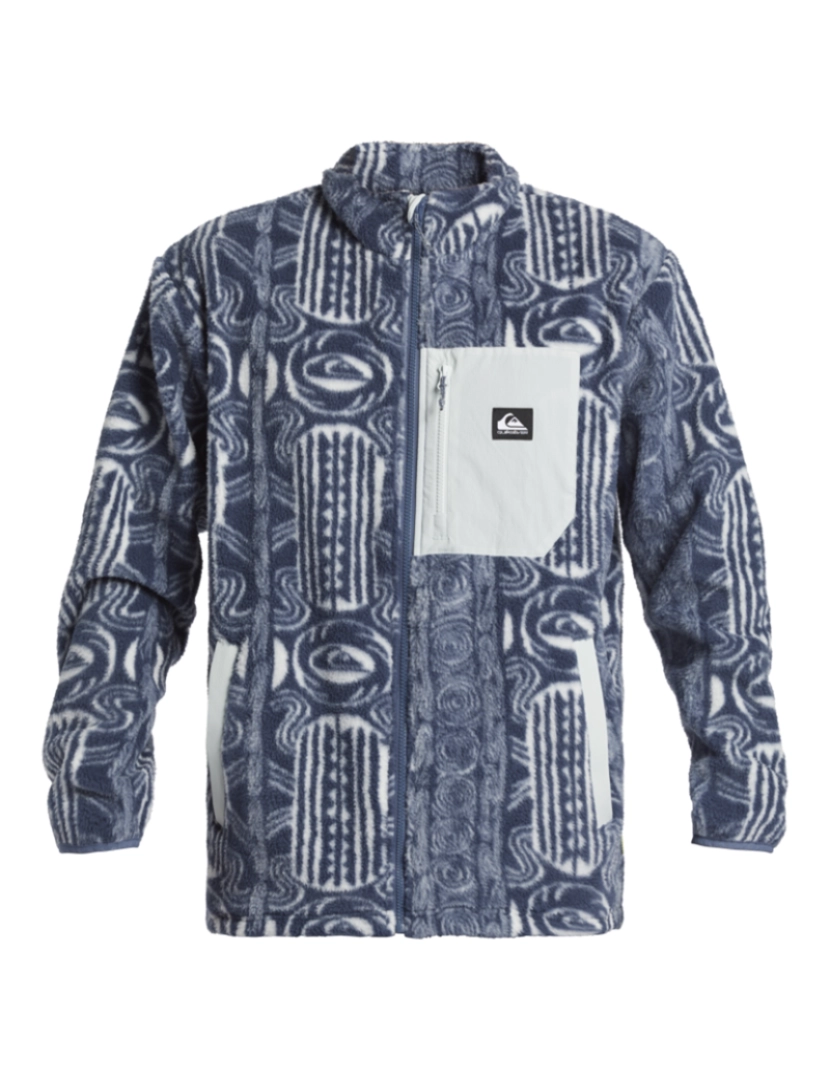 Quiksilver - Casaco Polar Homem Azul