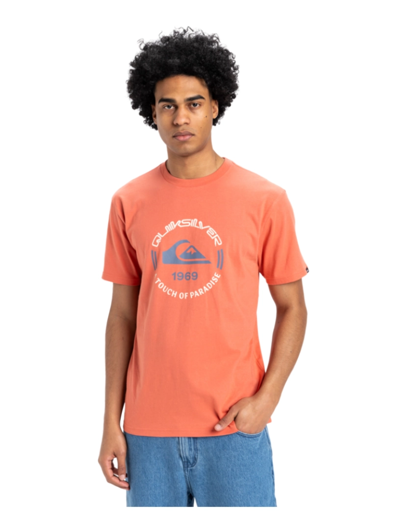 Quiksilver - T-Shirt Homem Coral