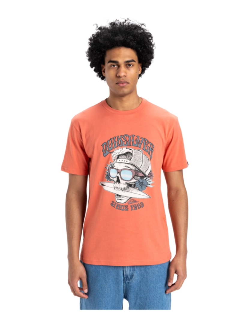 Quiksilver - T-Shirt Homem Coral