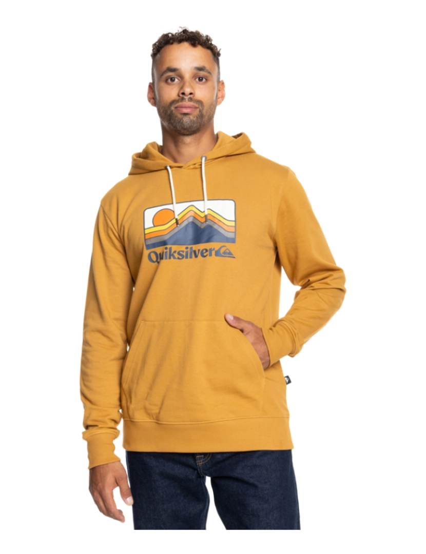 Quiksilver - Sweatshirt Homem Castanho