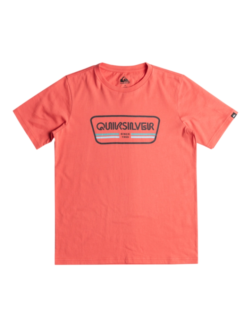 Quiksilver - T-Shirt Rapaz Coral