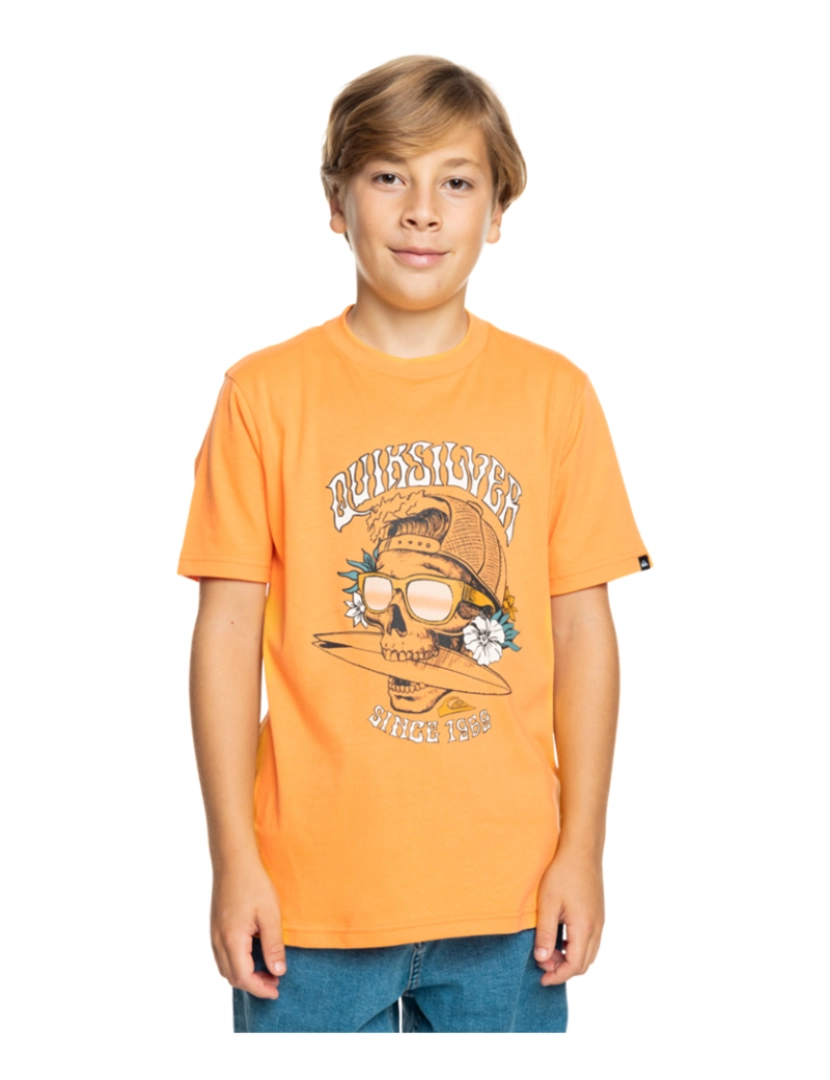 Quiksilver - T-Shirt Rapaz Laranja