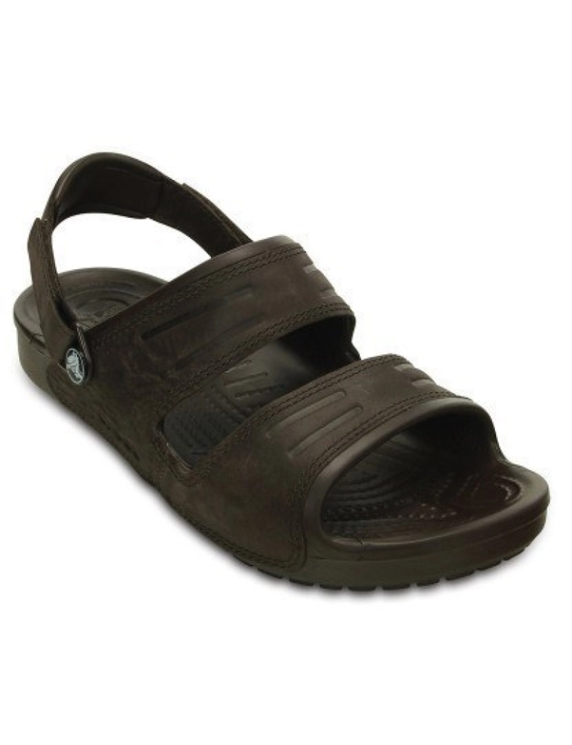 Crocs - Sandália Crocs Yukon Two-Strap Castanho