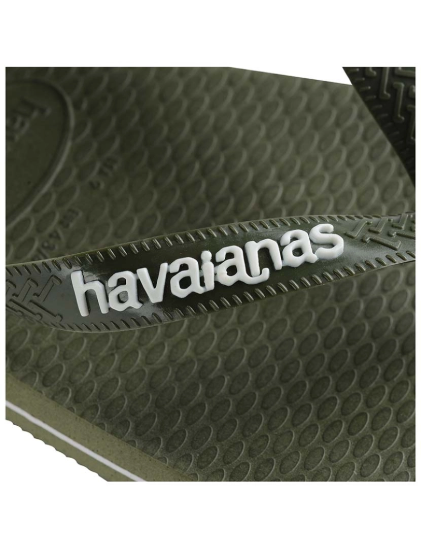 Havaianas - Havaianas Logo Filete Homem Musgo e Branco