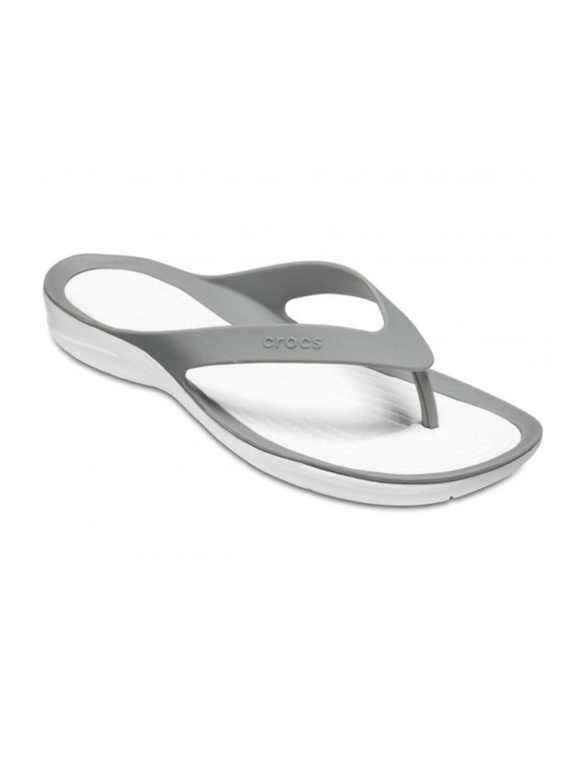 Crocs - Crocs Swiftwater Flip W Smoke e Branco