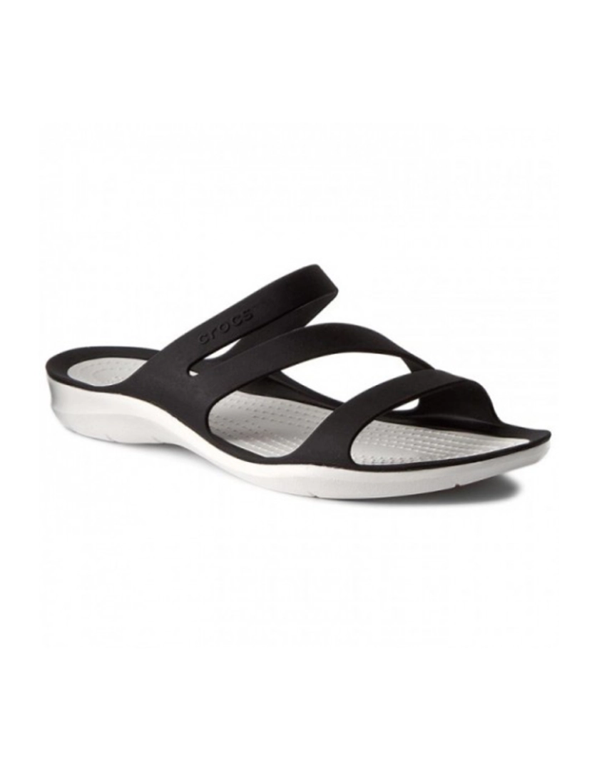 Crocs - Crocs Swiftwater Sandal W Preto e Branco