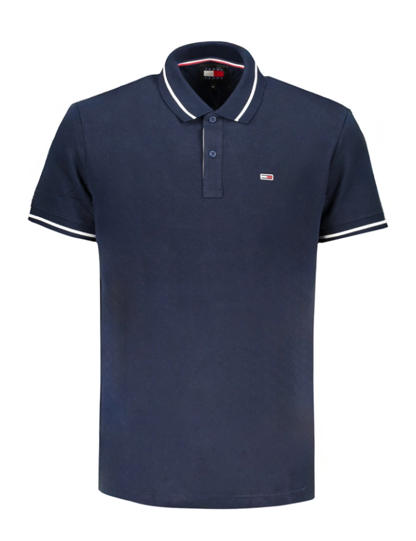 Tommy Hilfiger - Polo Homem Manga Curta Azul