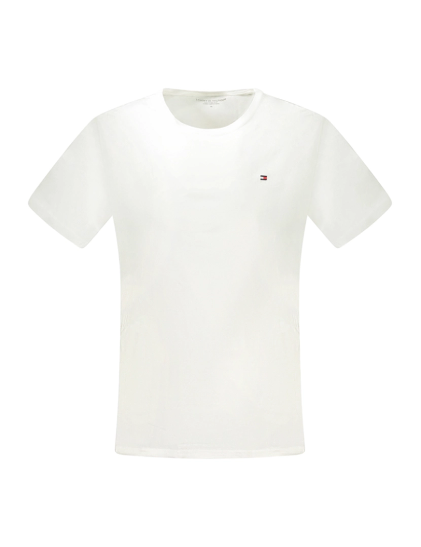 Tommy Hilfiger - T-shirt de Manga Curta Homem Tommy Hilfiger Branca