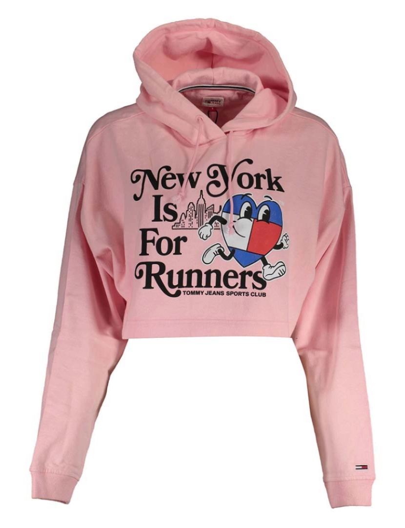 Tommy Hilfiger - Sweatshirt com Capuz Senhora Rosa