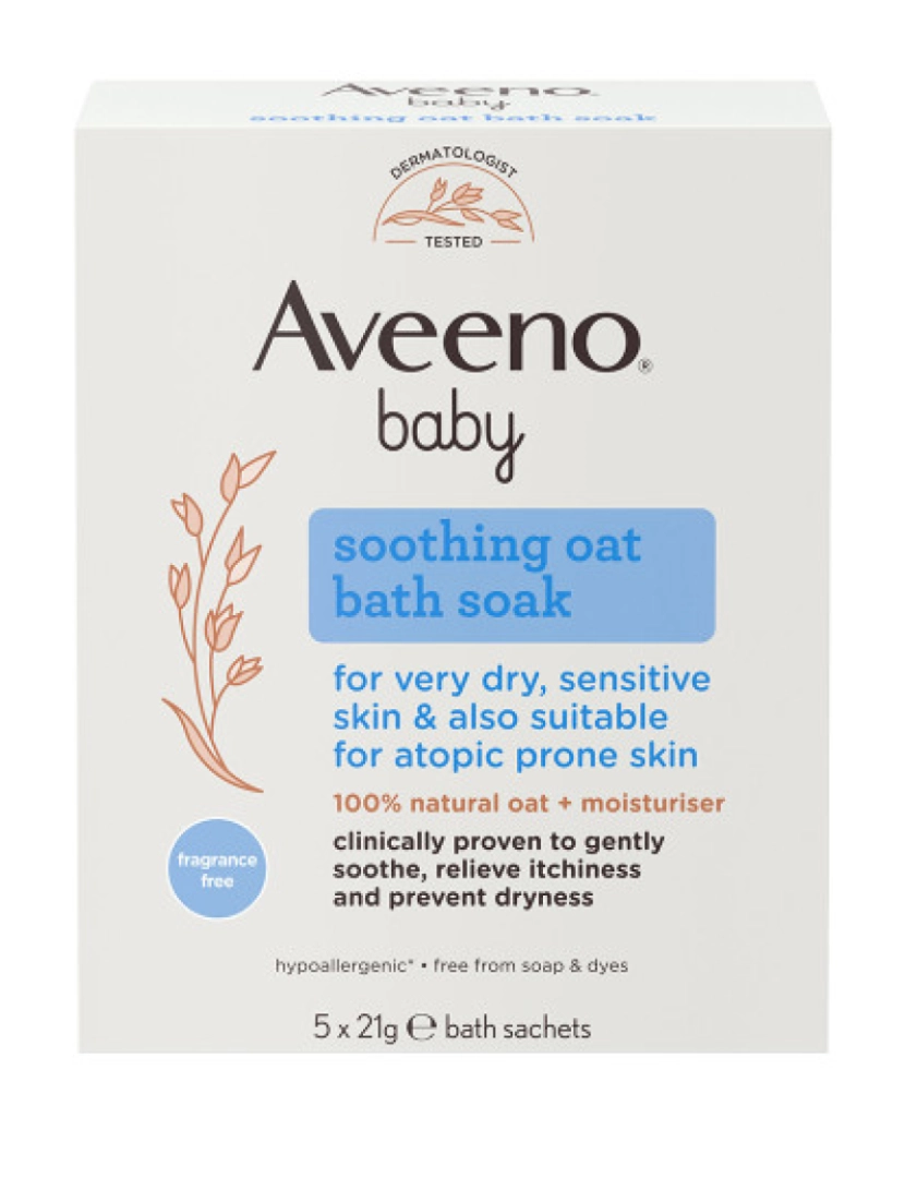 Aveeno - Baby Po Banho Aveia Suav 21Gx5 TU