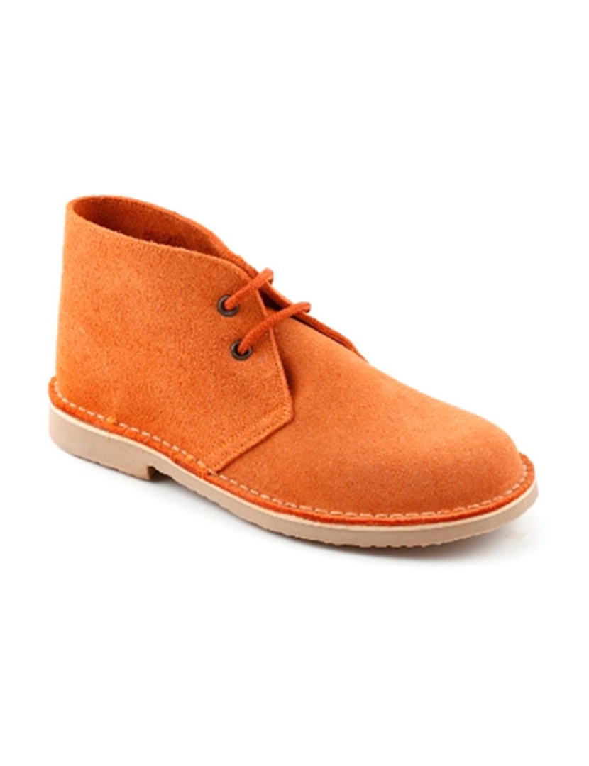 ShoeColours - Botas Safari Kids Atacadores Laranja