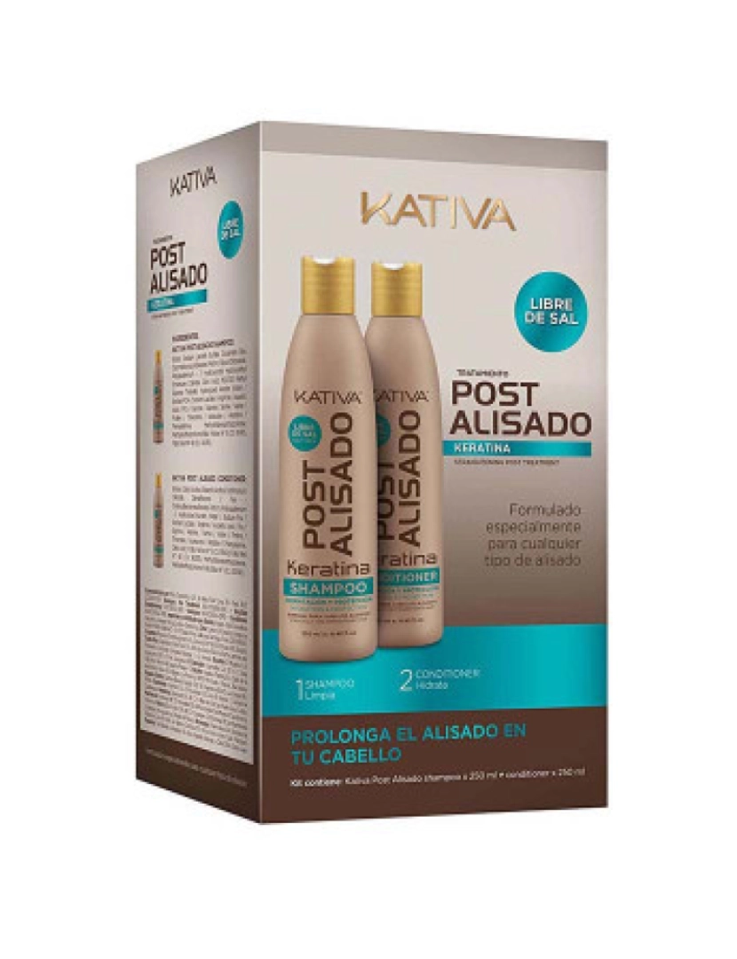 Kativa - Kit Pós Alisamento x 2 Unidades