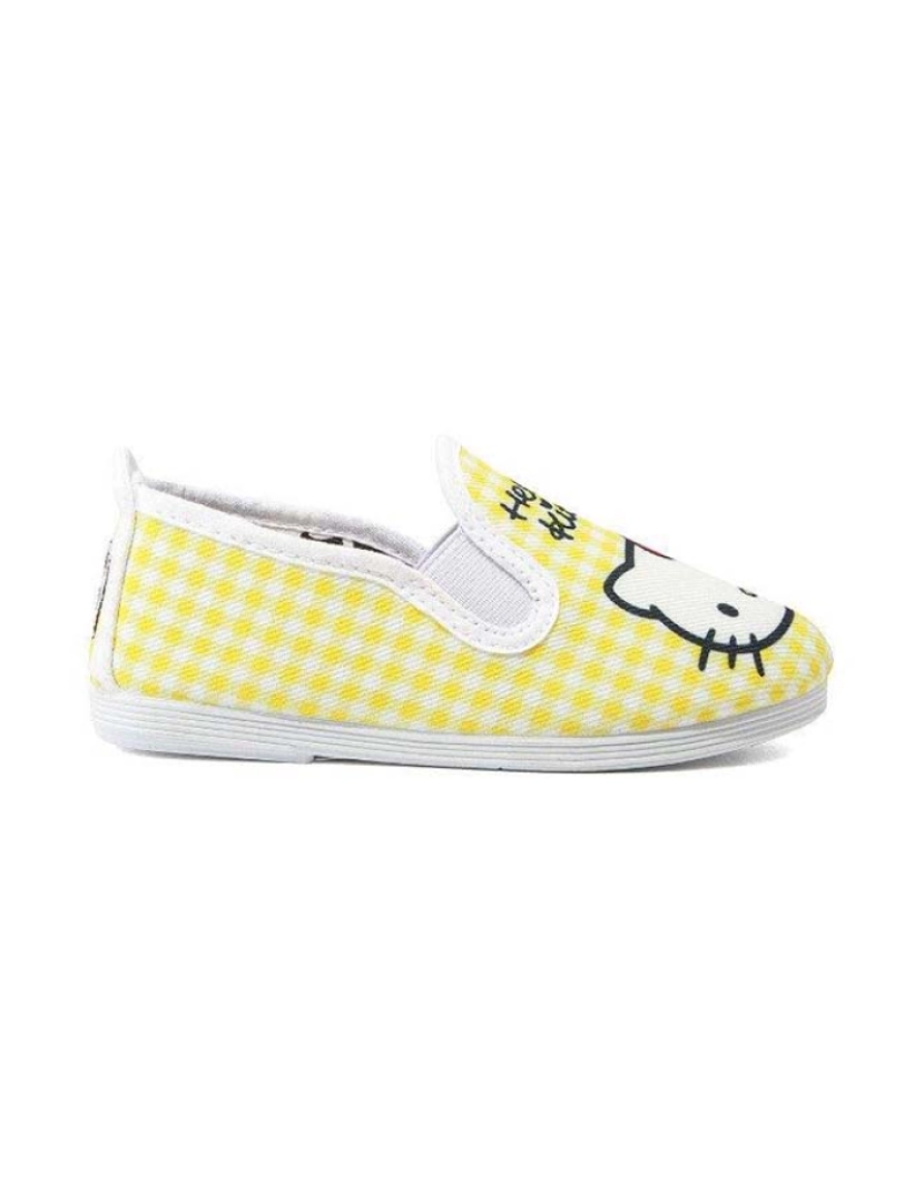 ShoeColours - Slip-on Criança Print Cat Amarelo