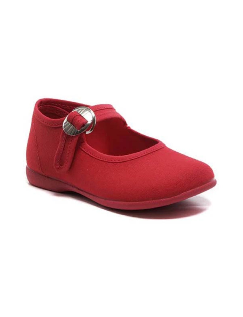 ShoeColours - Merceditas Lona Vermelho