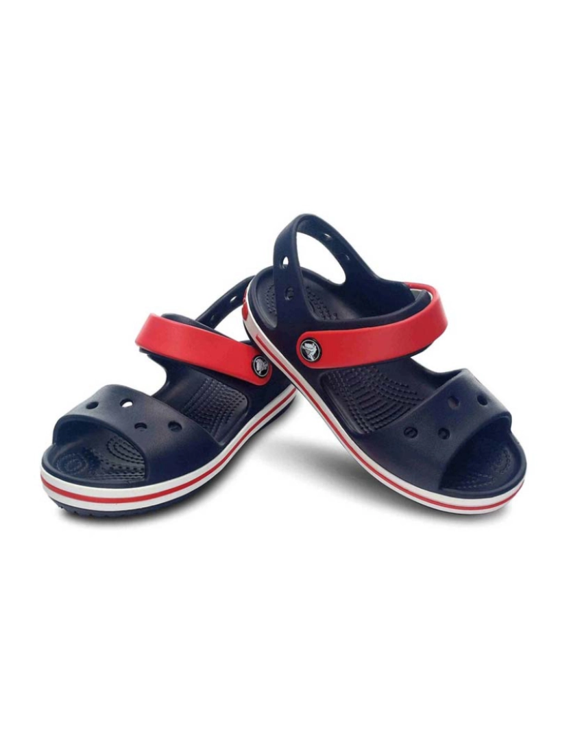 Crocs - Crocs Sandália Criança Azul Navy  e vermelho